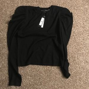 Alice + Olivia Black Sweater Size M (NWT)